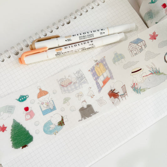 Die-Cut Sticker Roll - Autumn papa