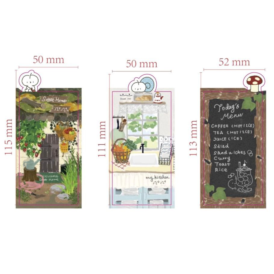 Bookmark Set - Forest Cottage