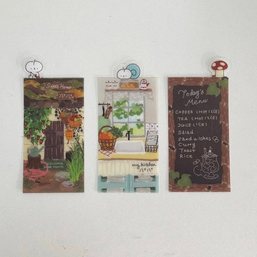 Bookmark Set - Forest Cottage