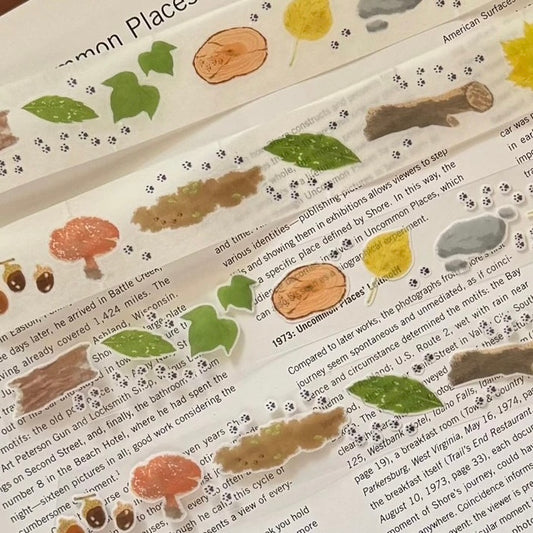 Die-Cut Sticker Roll - Forest Message