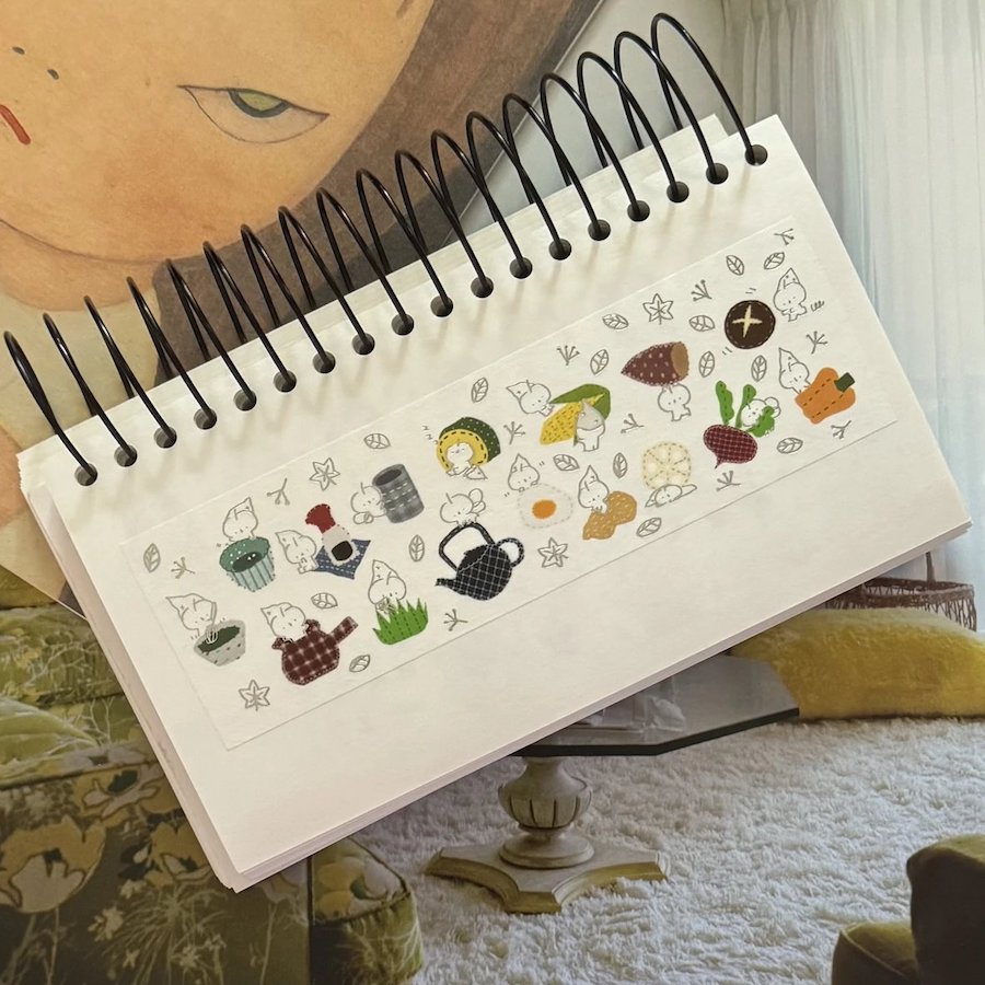 Washi Tape - Garden Veggie Café