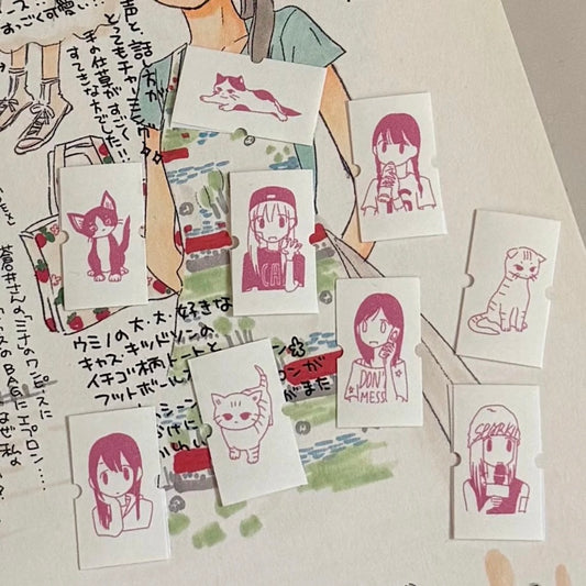Label Sticker Roll - Kitten