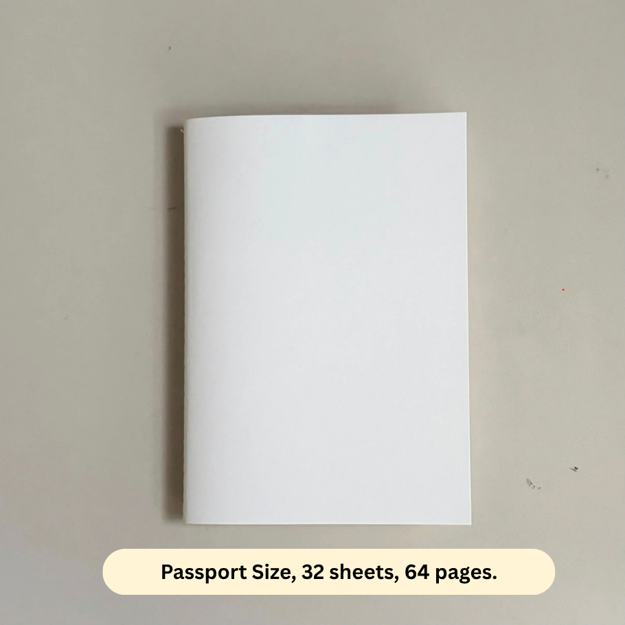Summer Kitten Notebook - Passport Size