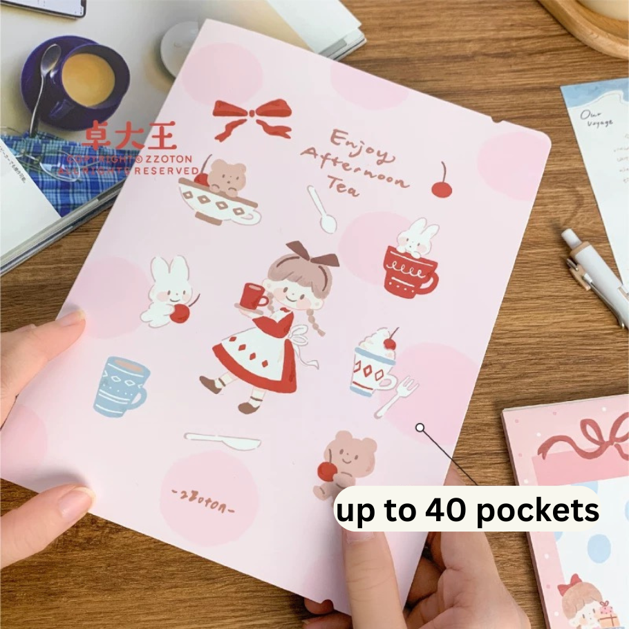 Enjoy Afternoon Tea Storage Binder - A5 Size