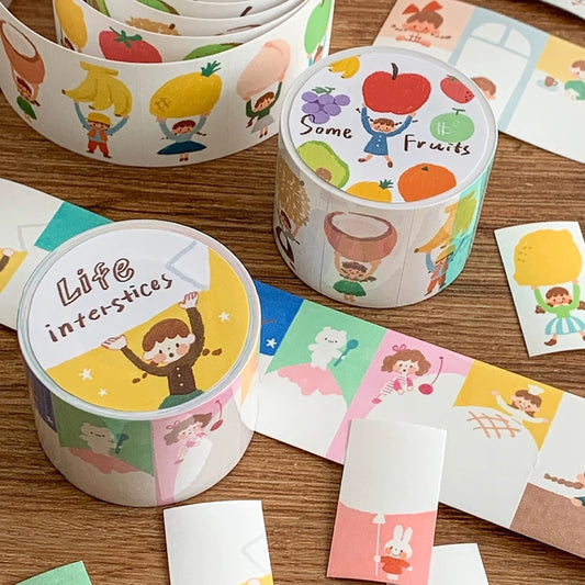 Label Sticker Rolls - Fruits & Life