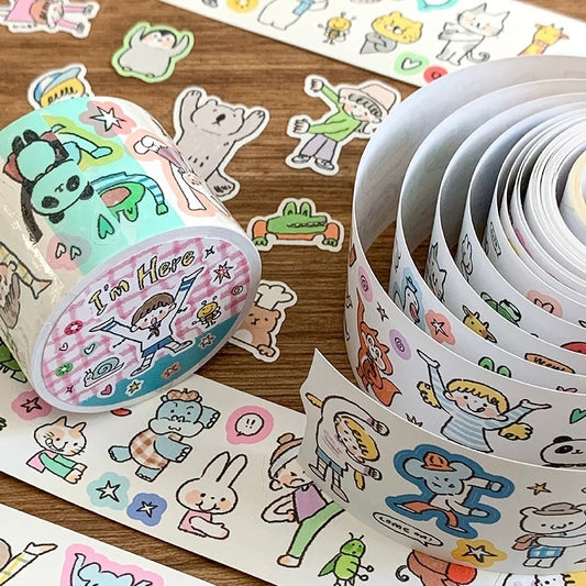 Die-Cut Sticker Roll - I'm Here