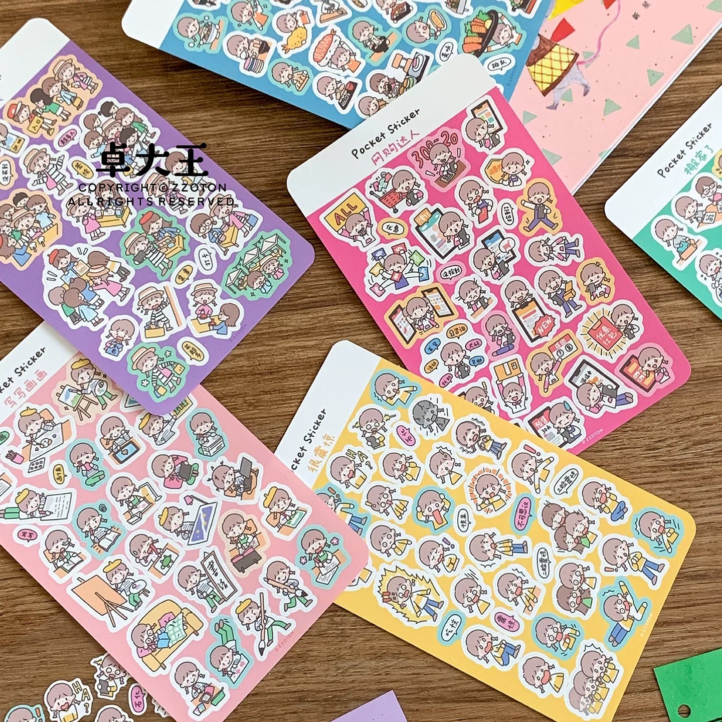 Pocket Sticker Sheets vol.9