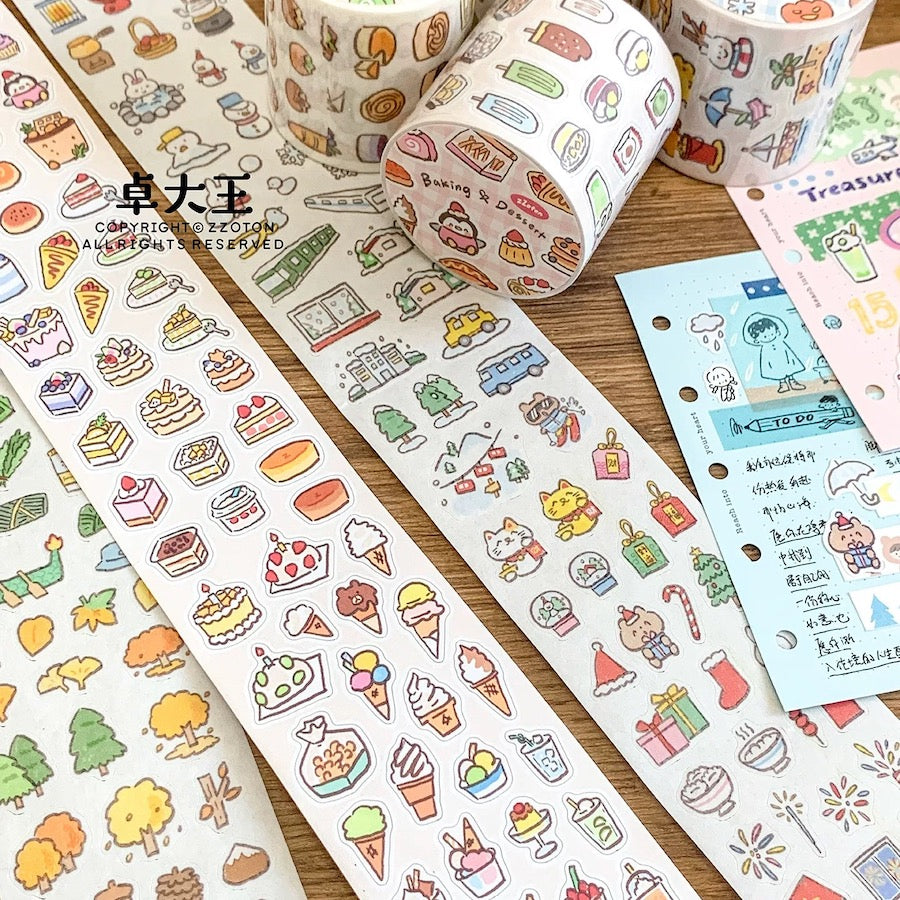 Die-Cut Sticker Roll - Small Elements vol.3