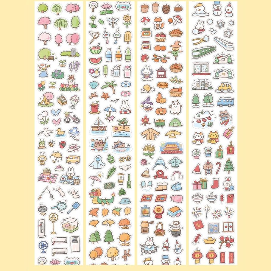 Die-Cut Sticker Roll - Small Elements vol.3