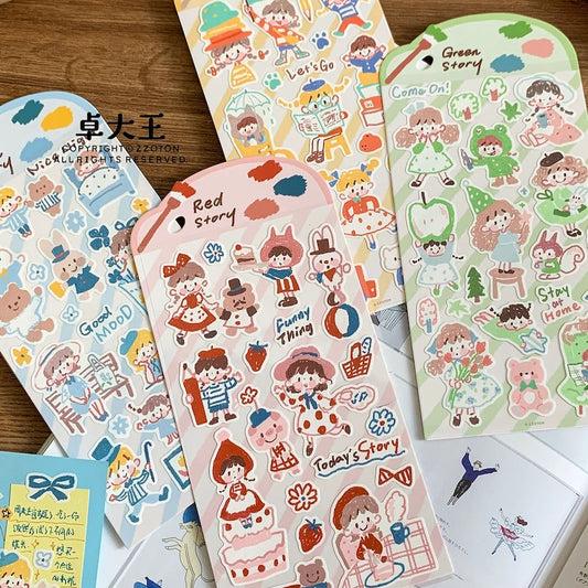 Die-Cut Sticker Sheets - Story