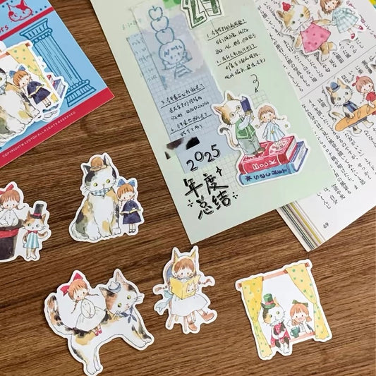 Sticker Packet - Wander in the World of Cats