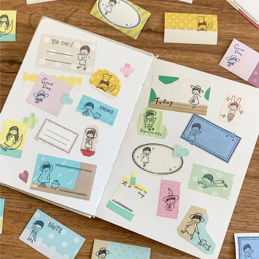 Writing Memo Roll - Colorful & Collage