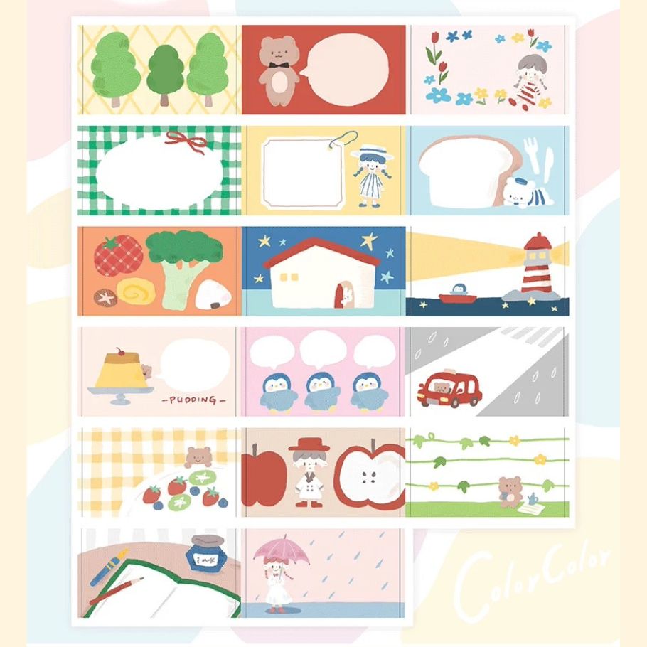 Writing Memo Roll - Color Color