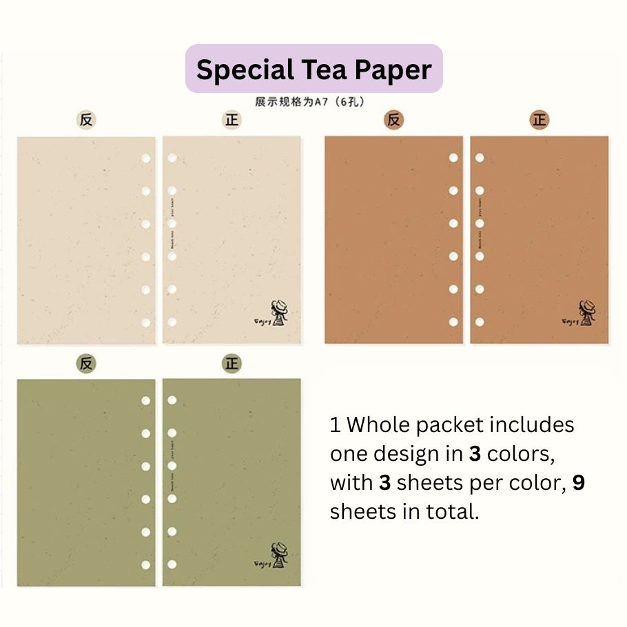 zZOTON Loose Leaf Paper Refills - A7 & M5 Size