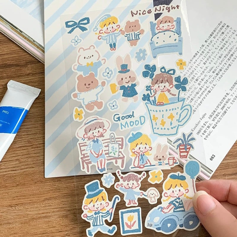 Die-Cut Sticker Sheets - Story