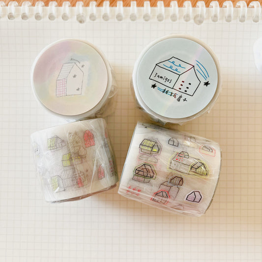 Die-Cut Sticker Roll - House