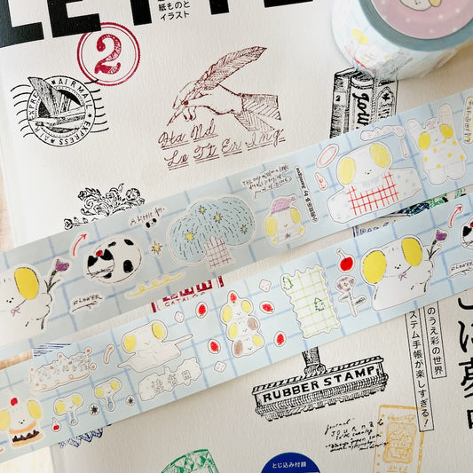 Die-Cut Sticker Roll - Joyful Puppy