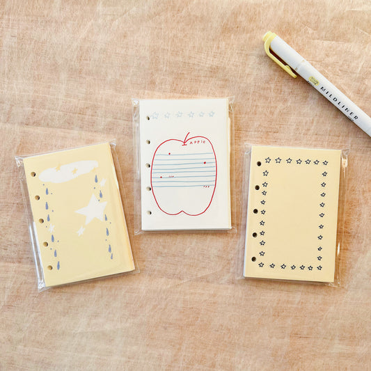 3amigos 5-Hole Loose Leaf Paper Refills - M5 Size