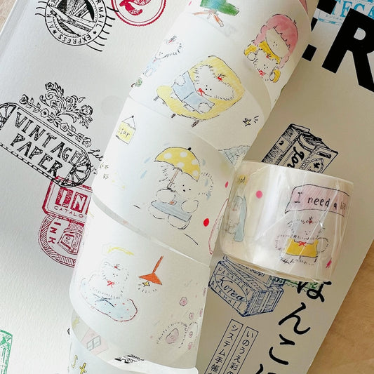 Die-Cut Sticker Roll - Puppy's Starry Dream