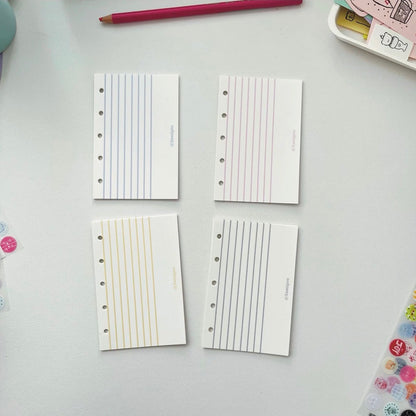 3amigos 6-Hole Loose Leaf Paper Refills - A7 Size