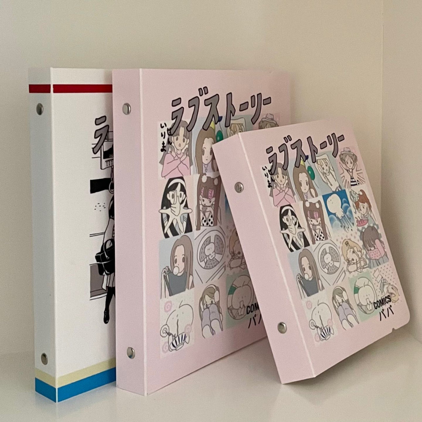 Colorful Emotion Storage Binder with Pockets - A5 & A6