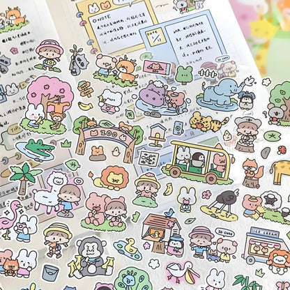 Die-Cut Sticker Sheet - Shiny Deco