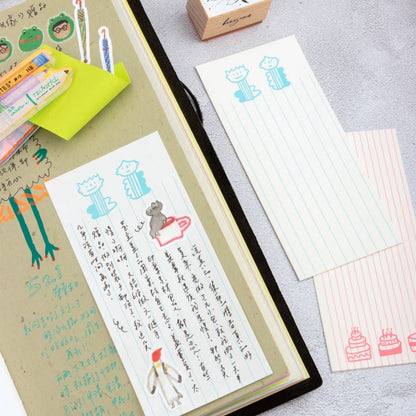 Memo Pad - Neon Lines