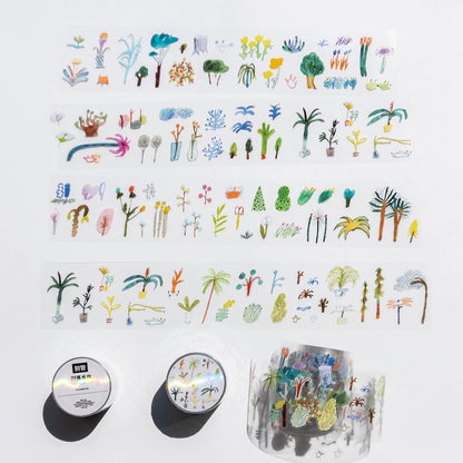 Die-Cut Sticker Roll - 99 Plants