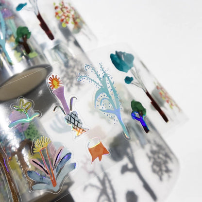 Die-Cut Sticker Roll - 99 Plants