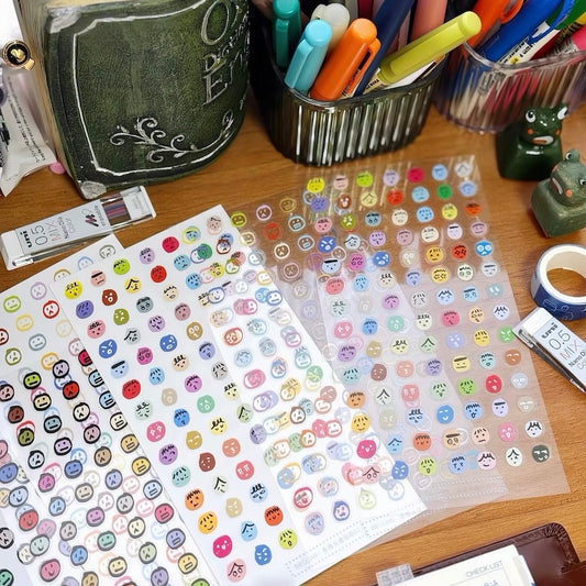 Die-Cut Sticker Sheets - Colorful Emotion