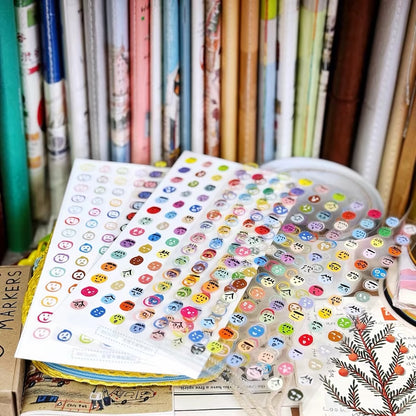 Die-Cut Sticker Sheets - Colorful Emotion
