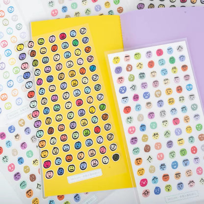 Die-Cut Sticker Sheets - Colorful Emotion