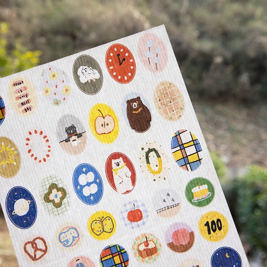 Die-Cut Sticker Sheet - Dots