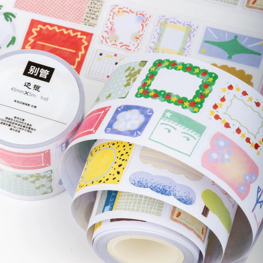 Die-Cut Sticker Roll - Frames