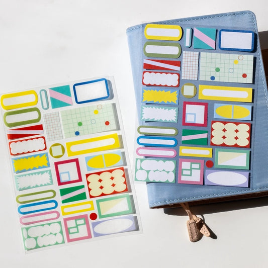 Die-Cut Sticker Sheet - Just Frames