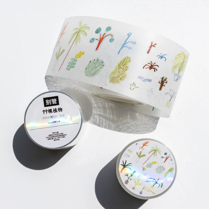 Die-Cut Sticker Roll - 99 Plants
