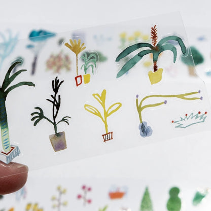 Die-Cut Sticker Roll - 99 Plants