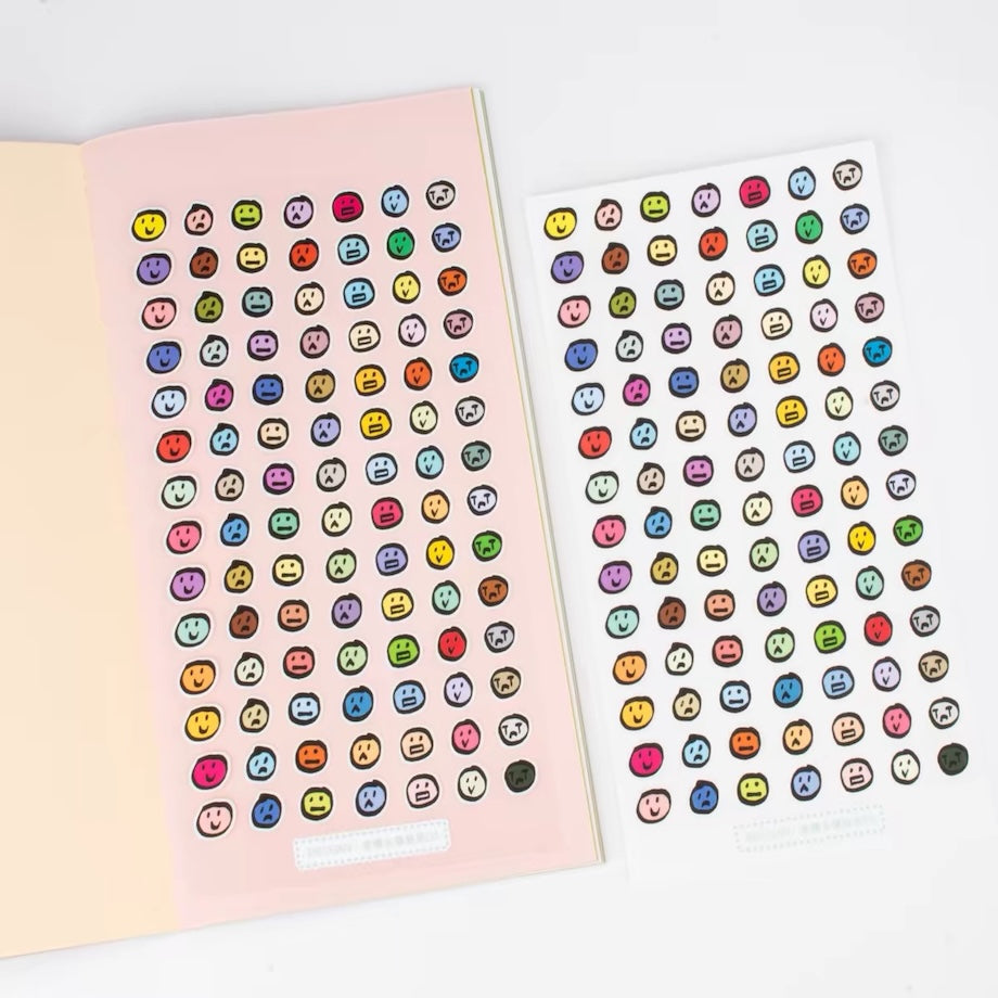 Die-Cut Sticker Sheets - Colorful Emotion