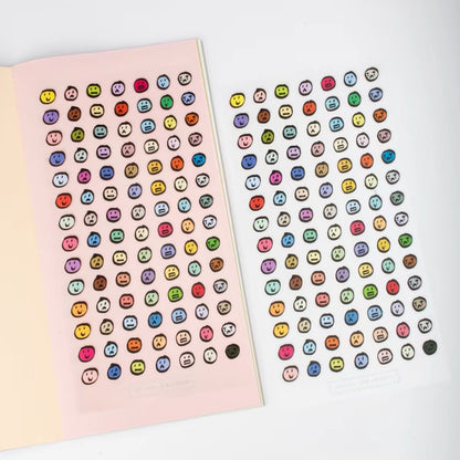 Die-Cut Sticker Sheets - Colorful Emotion