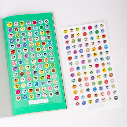 Die-Cut Sticker Sheets - Colorful Emotion