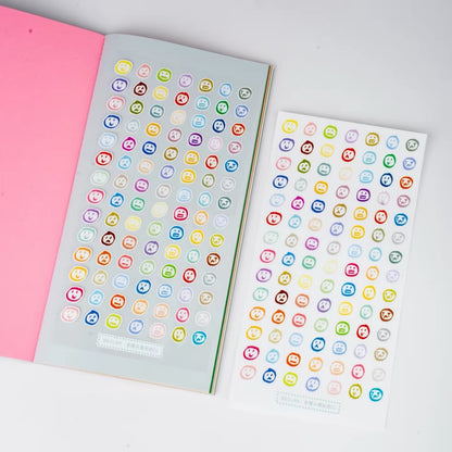 Die-Cut Sticker Sheets - Colorful Emotion