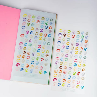 Die-Cut Sticker Sheets - Colorful Emotion
