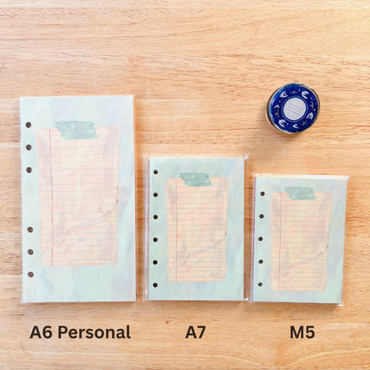 Bieguan Loose Leaf Paper Refills - A6 Personal, A7, & M5 Size