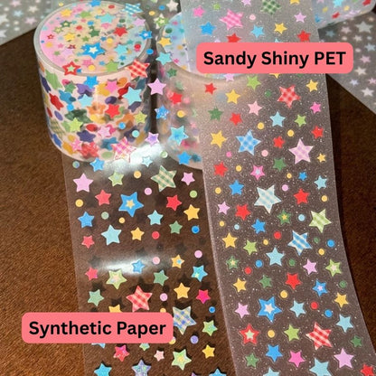 Die-Cut Sticker Roll - Colorful Star