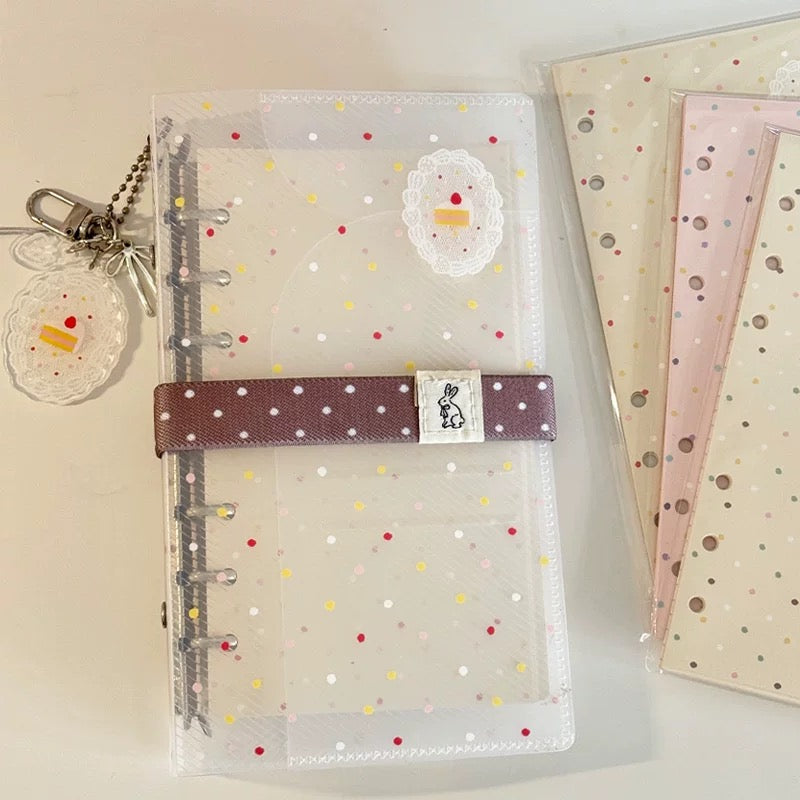 Lace Dot Binder - A6 Personal, A7, & M5 Size