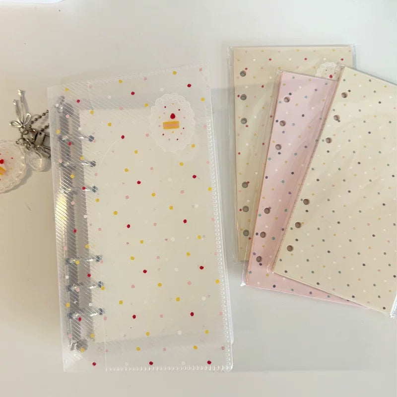 Lace Dot Binder - A6 Personal, A7, & M5 Size