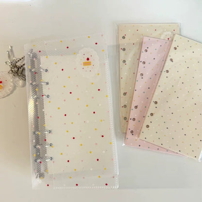 Lace Dot Binder - A6 Personal, A7, & M5 Size