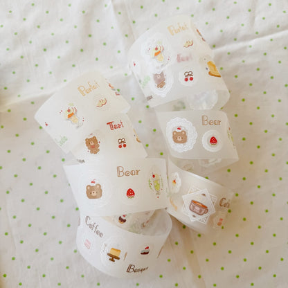 Die-Cut Sticker Roll - Lace Party