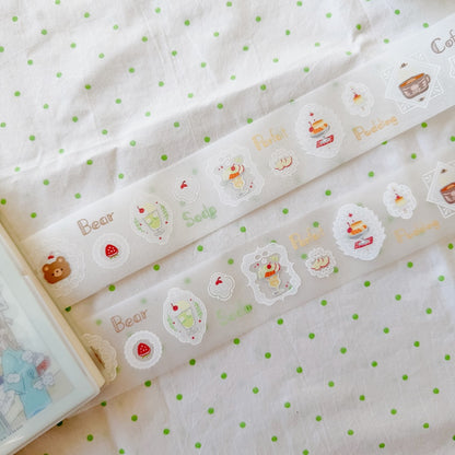 Die-Cut Sticker Roll - Lace Party