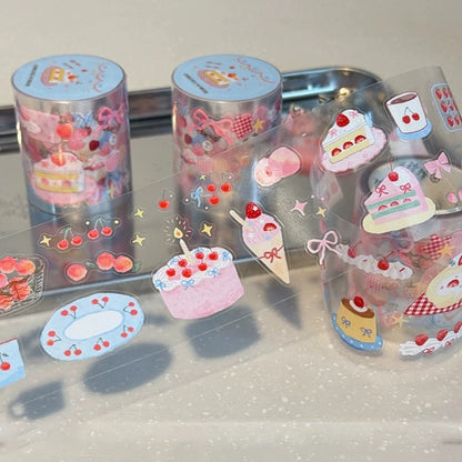 Die-Cut Sticker Roll - Peach Party